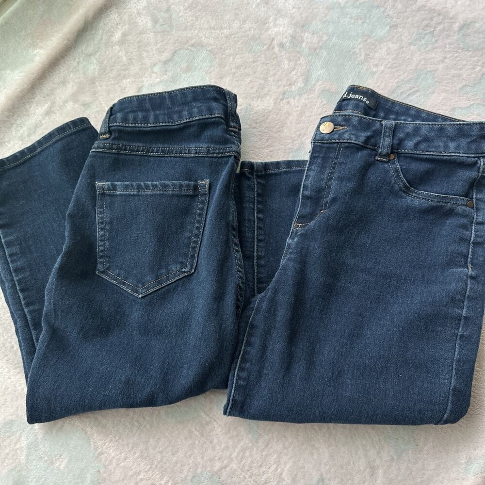 d jeans size 6 Dark Wash Capri Perfect For Summer (set Of 2) Womens - Picture 16 of 16